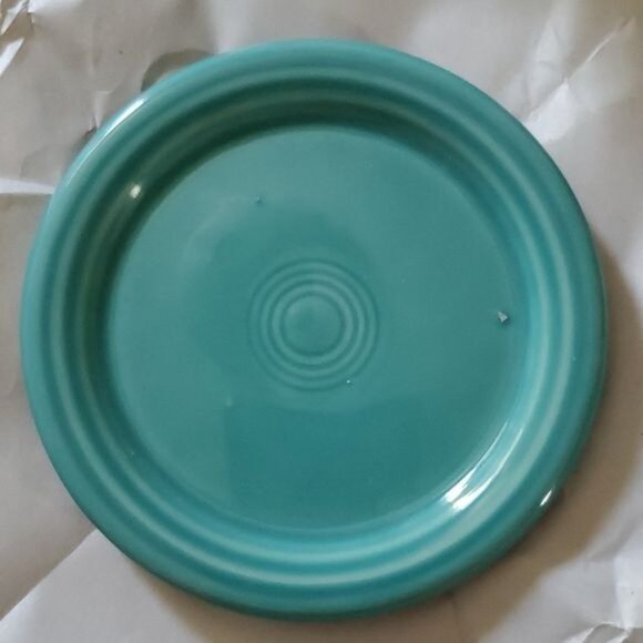 Fiestaware Fiesta CERAMIC Coaster Dish Plate Turquoise MUG CUP COVERS LIDS - Picture 3 of 13